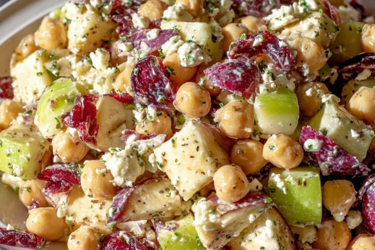 Chickpea Cranberry Salad