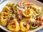 Crock Pot Cheesesteak Tortellini