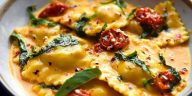 Dreamy Creamy Tuscan Ravioli
