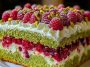 Heavenly Pistachio Raspberry Dream Cake