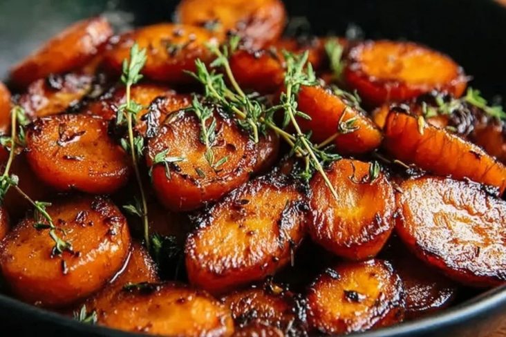 Honey Roasted Carrots with Thyme