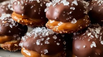 No-Bake Salted Caramel Pretzel Bites