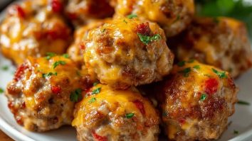 Rotel Cream Cheese Sausage Balls