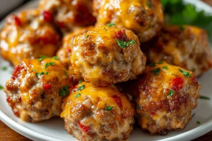 Rotel Cream Cheese Sausage Balls