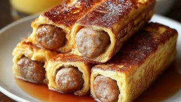Sausage French Toast Roll-Ups