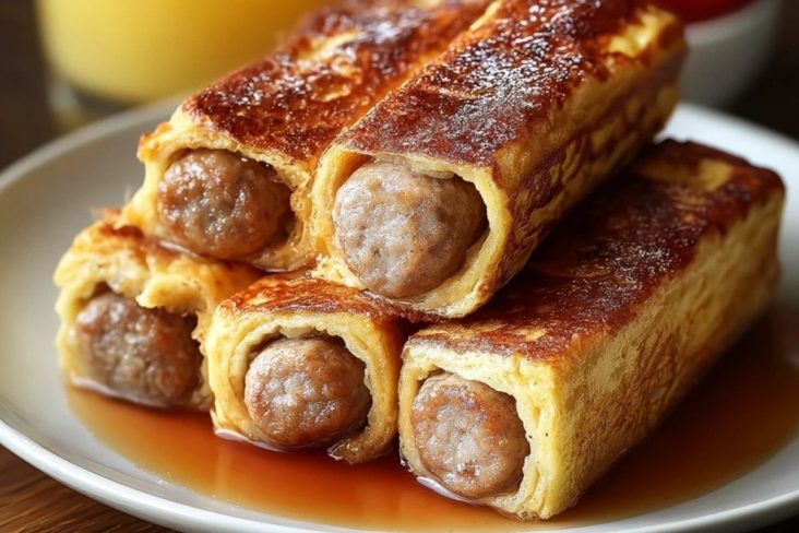 Sausage French Toast Roll-Ups