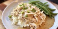 Slow Cooker Shredded Chicken and Gravy