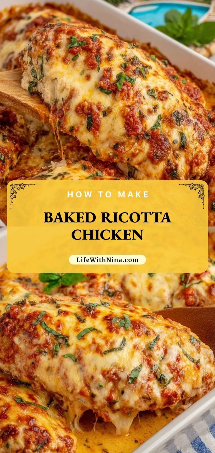 Chicken Ricotta Baked Ricotta Chicken