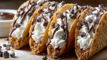 Cheesecake Cookie Dough Tacos