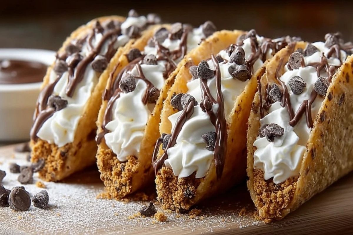 Cheesecake Cookie Dough Tacos