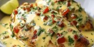 Chicken with Cheese Sauce