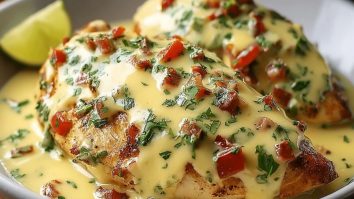 Chicken with Cheese Sauce
