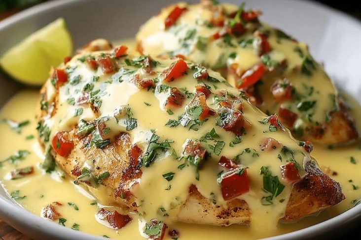 Chicken with Cheese Sauce