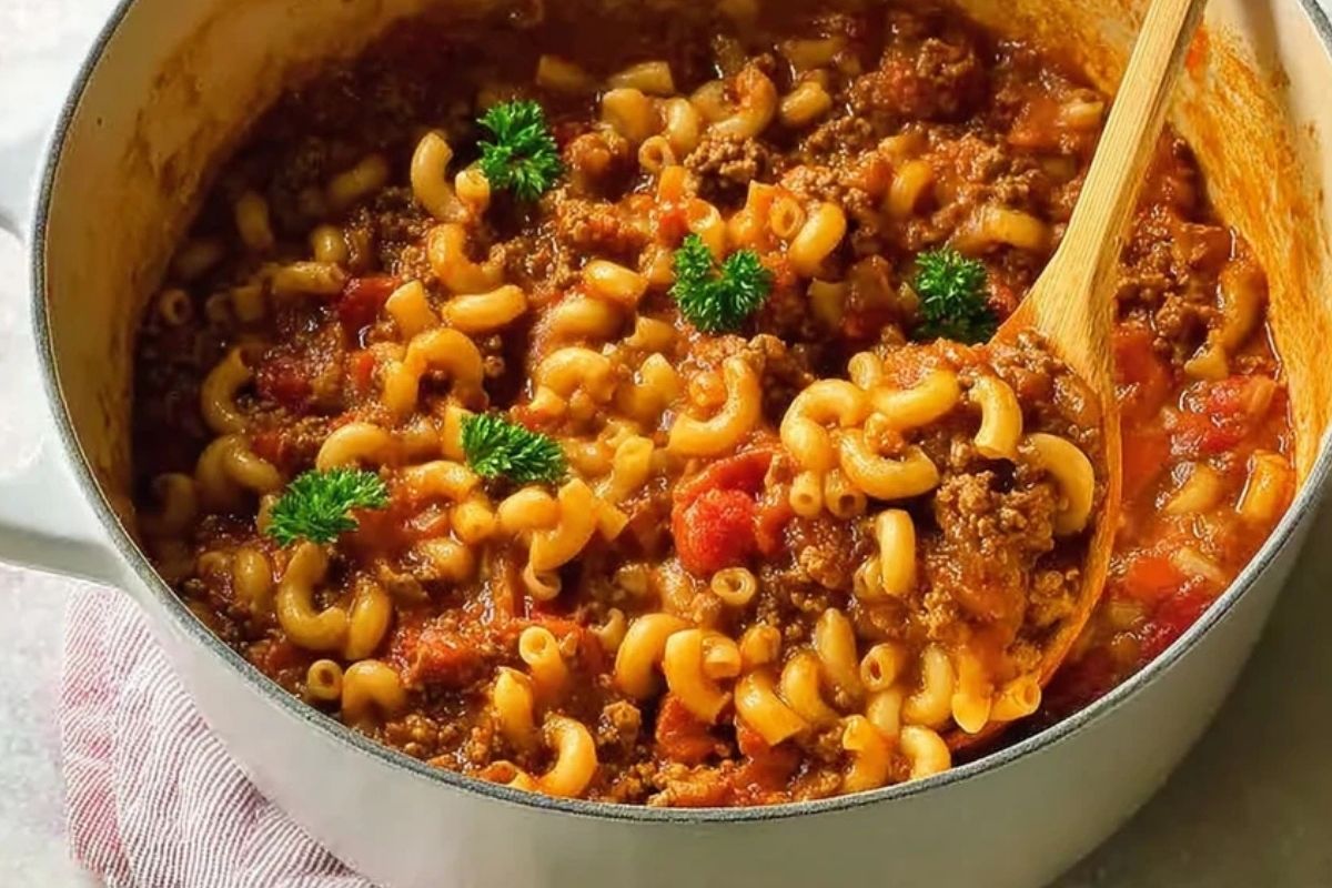Comforting Ground Beef Goulash