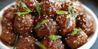 Crockpot Honey Garlic Meatballs
