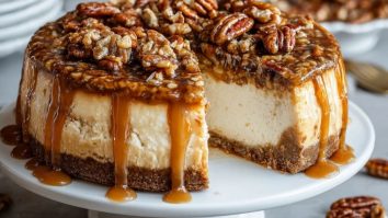 Decadent Pecan Pie Cheesecake