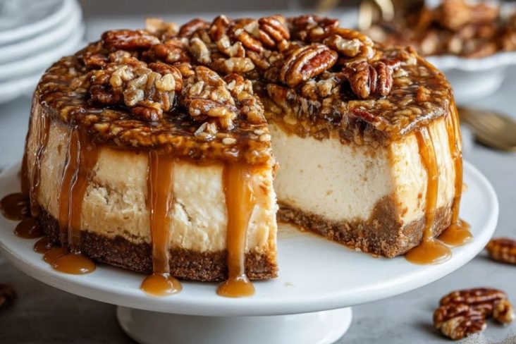 Decadent Pecan Pie Cheesecake