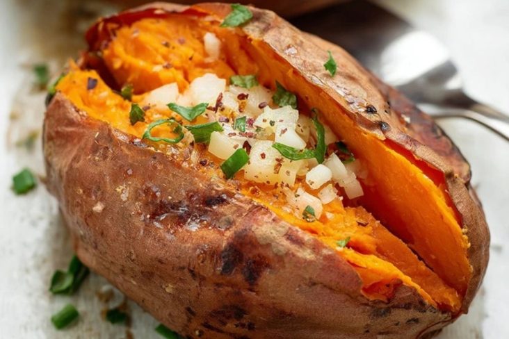 Easy Baked Sweet Potato