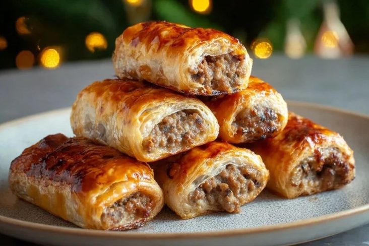 Easy Christmas Sausage Rolls