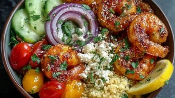 Easy Mediterranean Shrimp Bowls