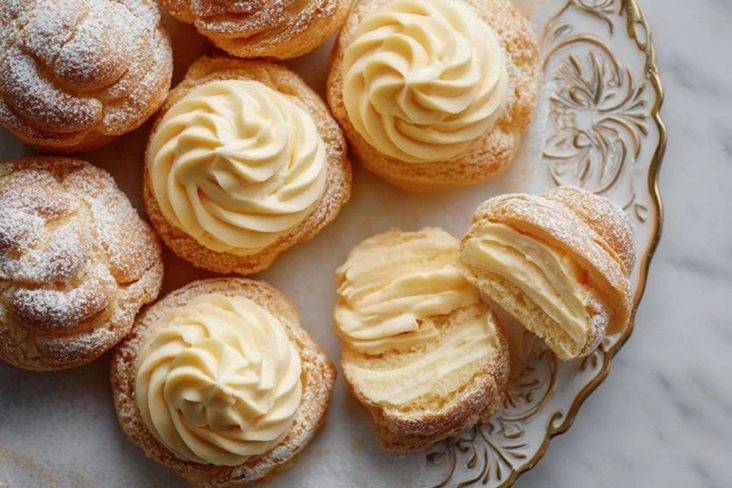 Eggnog Cream Puffs