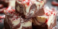 Peppermint Swirl Fudge