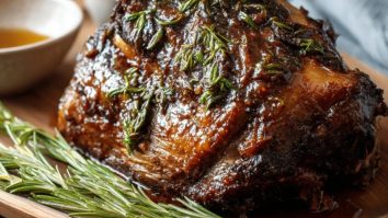 Slow-Roasted Rosemary Lamb Shoulder
