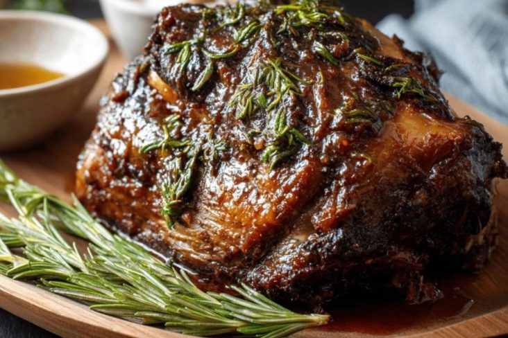 Slow-Roasted Rosemary Lamb Shoulder