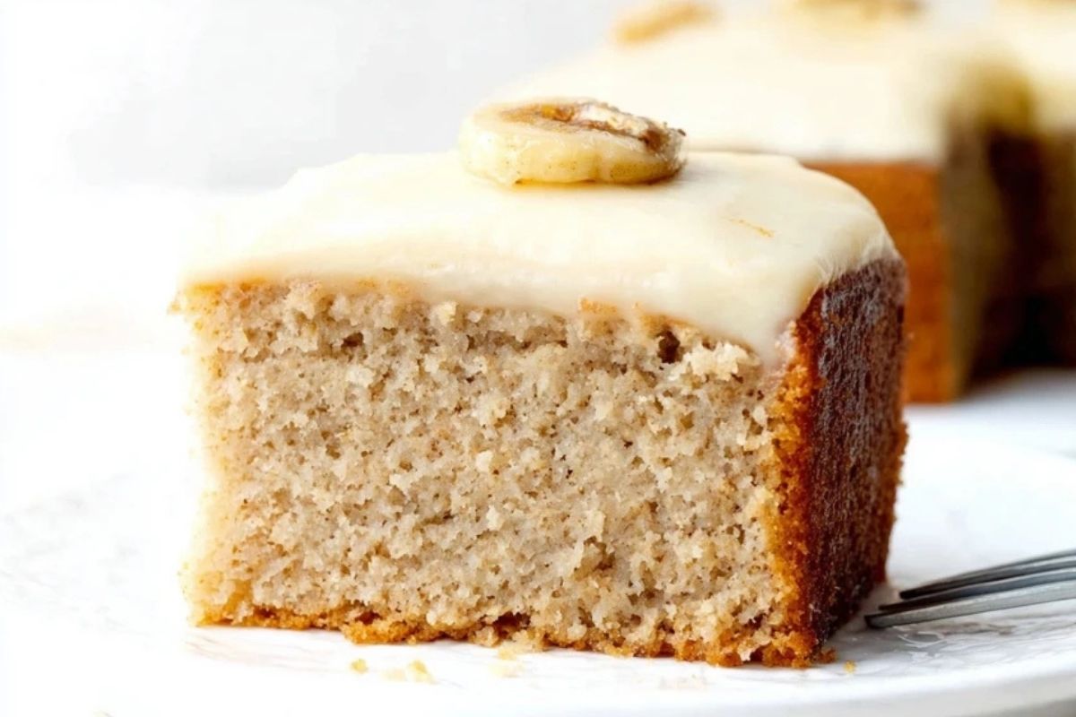 Banana Cake with Cream Cheese Frosting