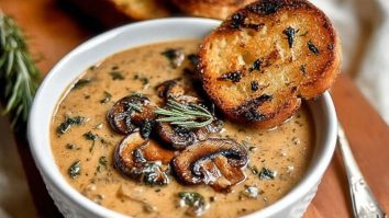 Best Mushroom Soup with Fresh Cremini Mushrooms