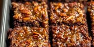 Buttery Pecan Pie Brownies