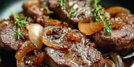 Caramelized Onion Beef Liver