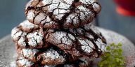 Chewy Chocolate Brownie Crinkle Cookies