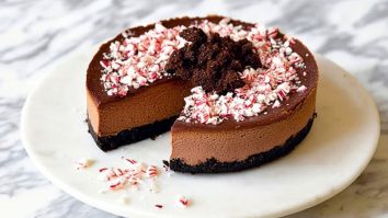 Chocolate Peppermint Cheesecake