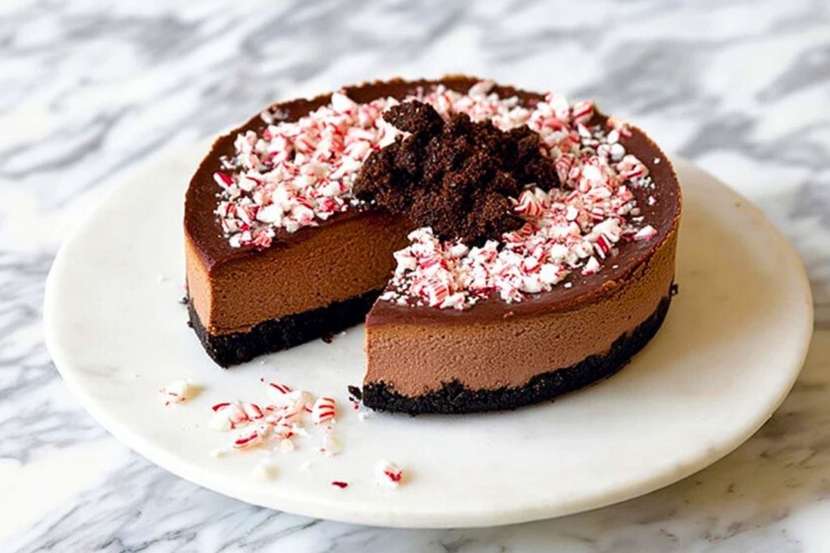Chocolate Peppermint Cheesecake