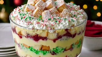 Christmas Tree Cake Trifle