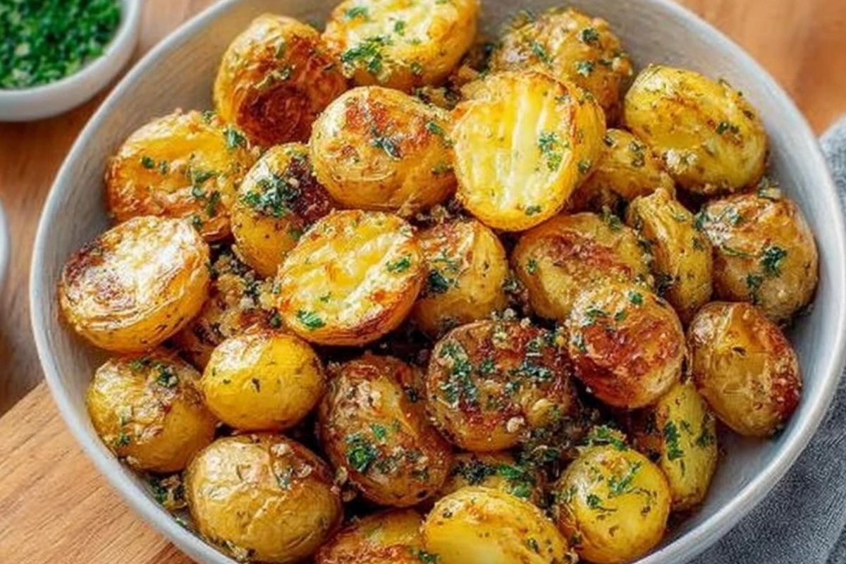 Crispy Oven Roasted Baby Potatoes