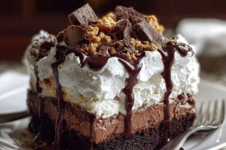 Decadent Brownie Refrigerator Cake