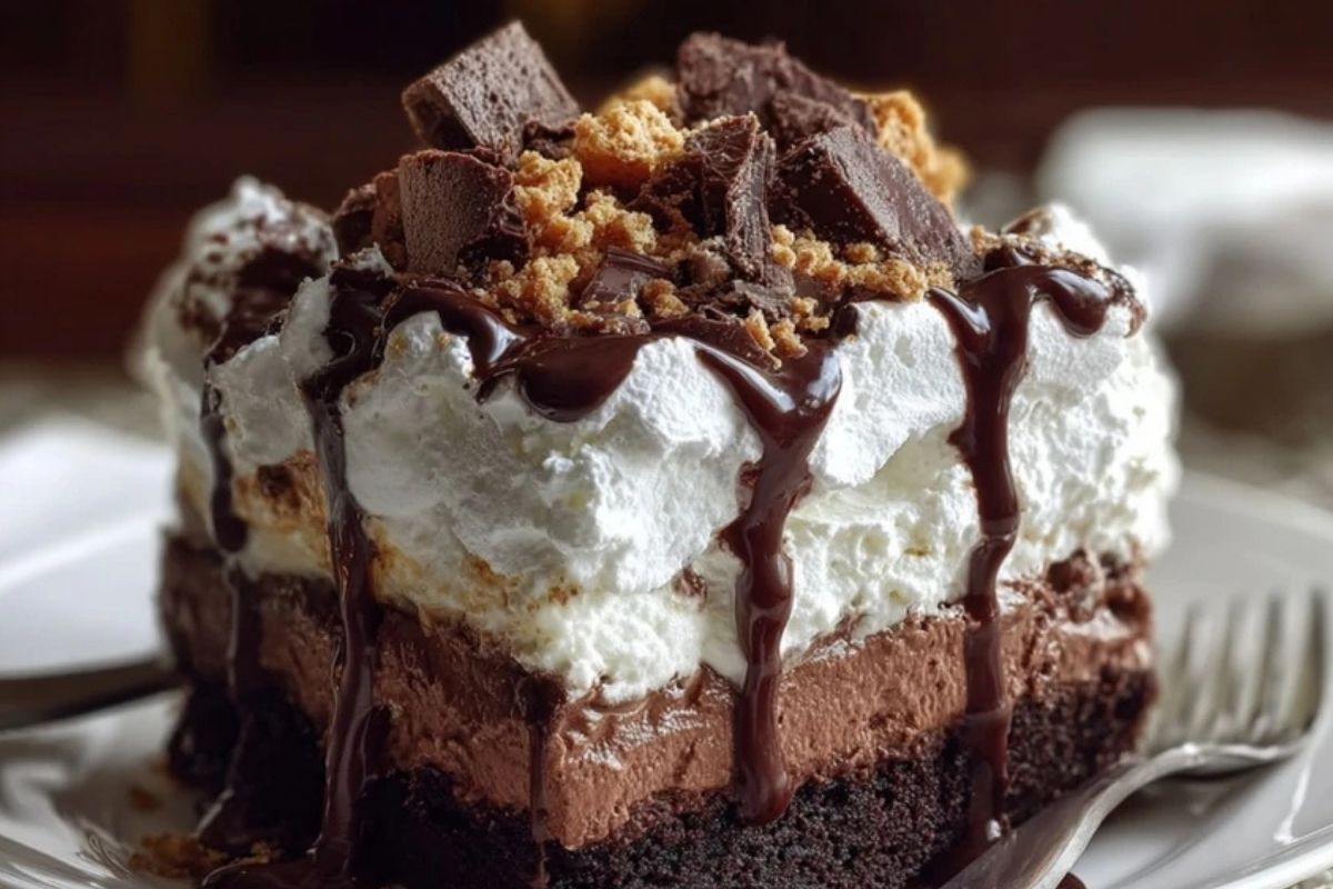 Decadent Brownie Refrigerator Cake