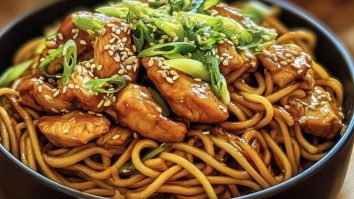 Delicious Chicken Teriyaki Noodles