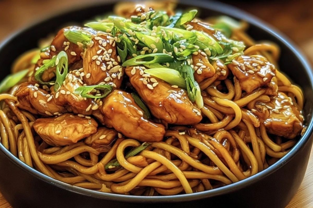 Delicious Chicken Teriyaki Noodles