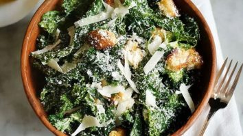 Easy 15-Minute Kale Caesar Salad