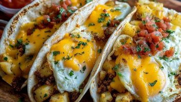 Easy Potato, Egg, and Cheese Breakfast Tacos