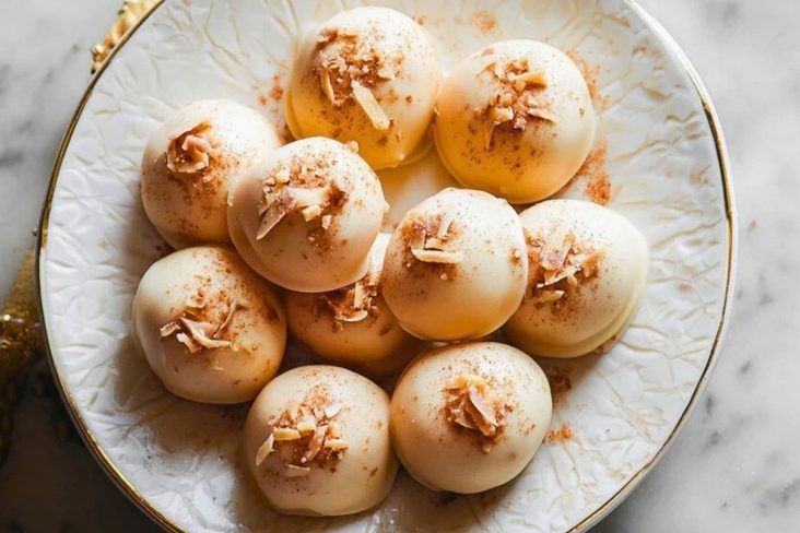 Eggnog Truffles