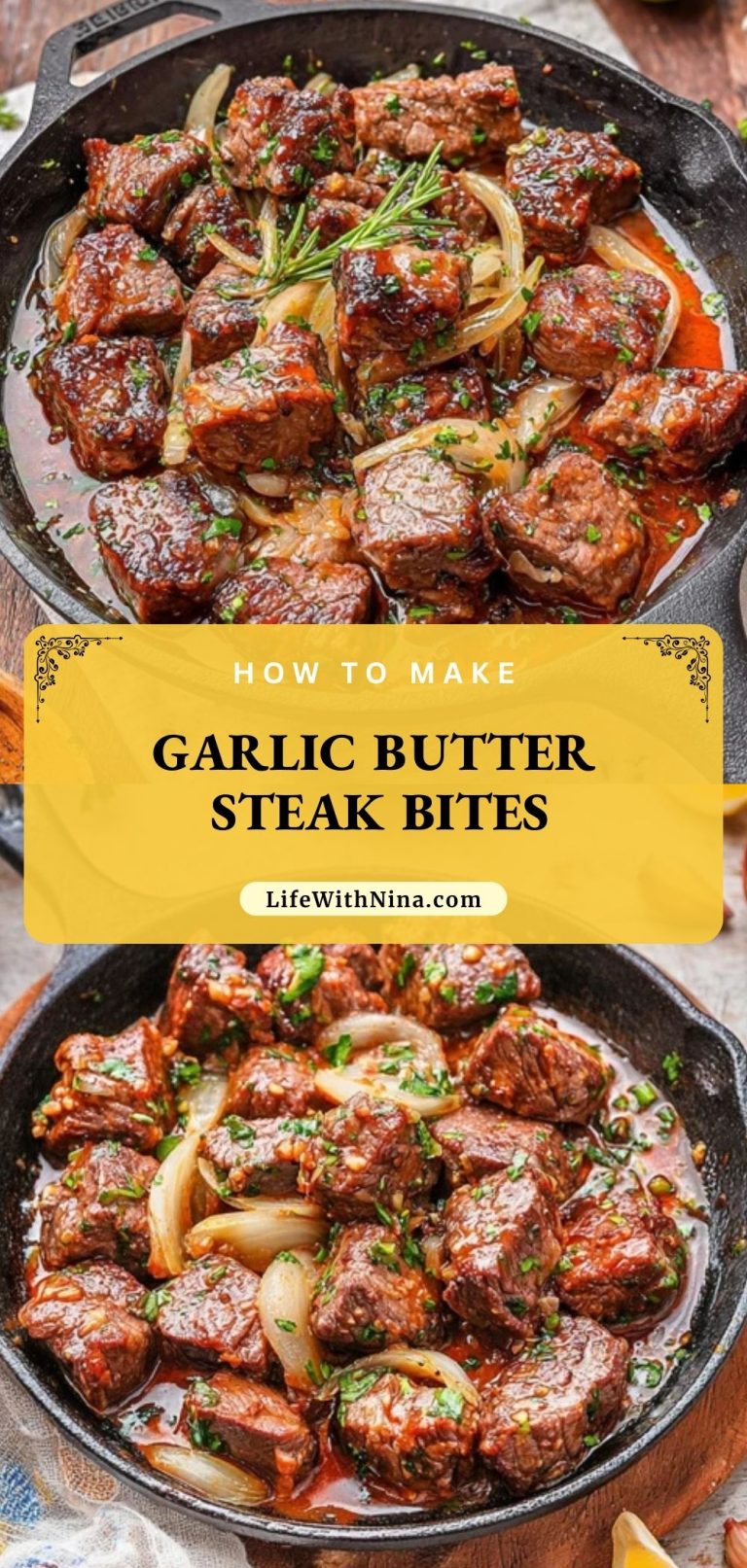 Garlic Butter Steak Bites