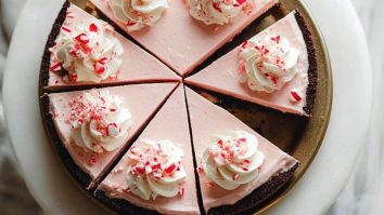 Holiday Bliss Christmas Peppermint Pie