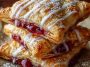 Homemade Cherry Puff Turnovers