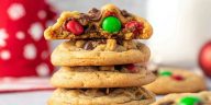 M&M Peanut Butter Cookies