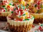 No-Bake Christmas Mini Cheesecakes