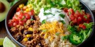 Quick and Easy Taco Bowl
